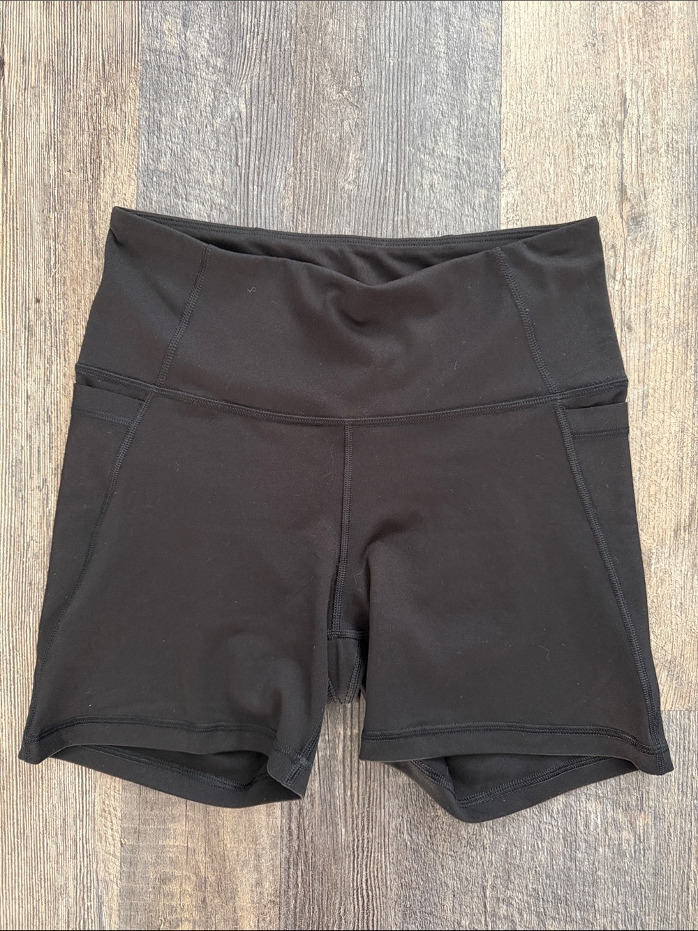 Old Navy Black High-Rise Bike Shorts